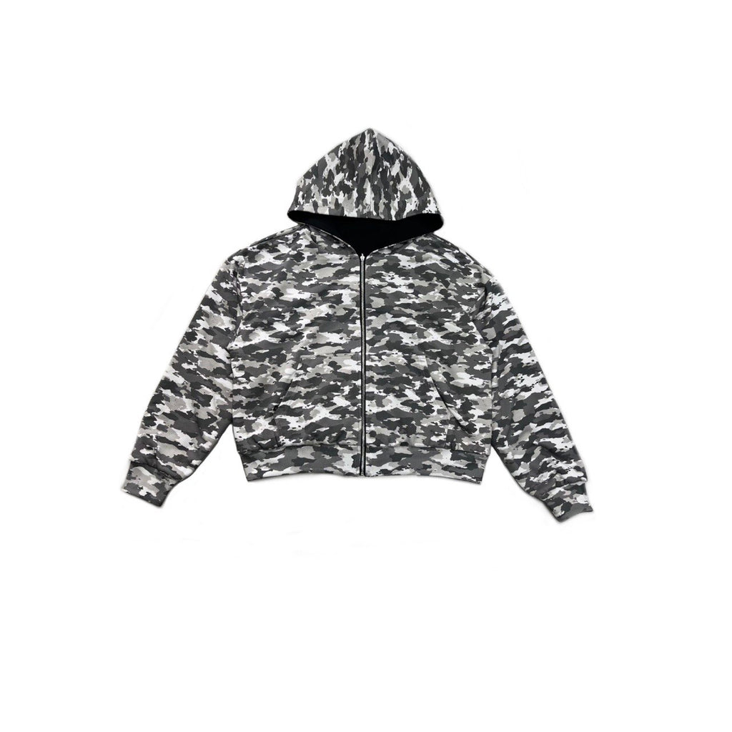 City camo zip-hoodie