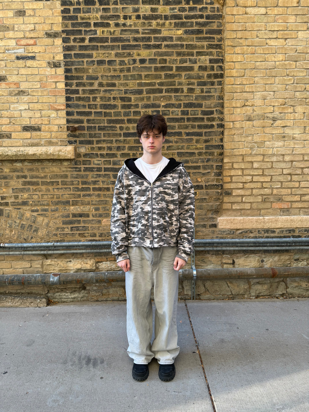 City camo zip-hoodie