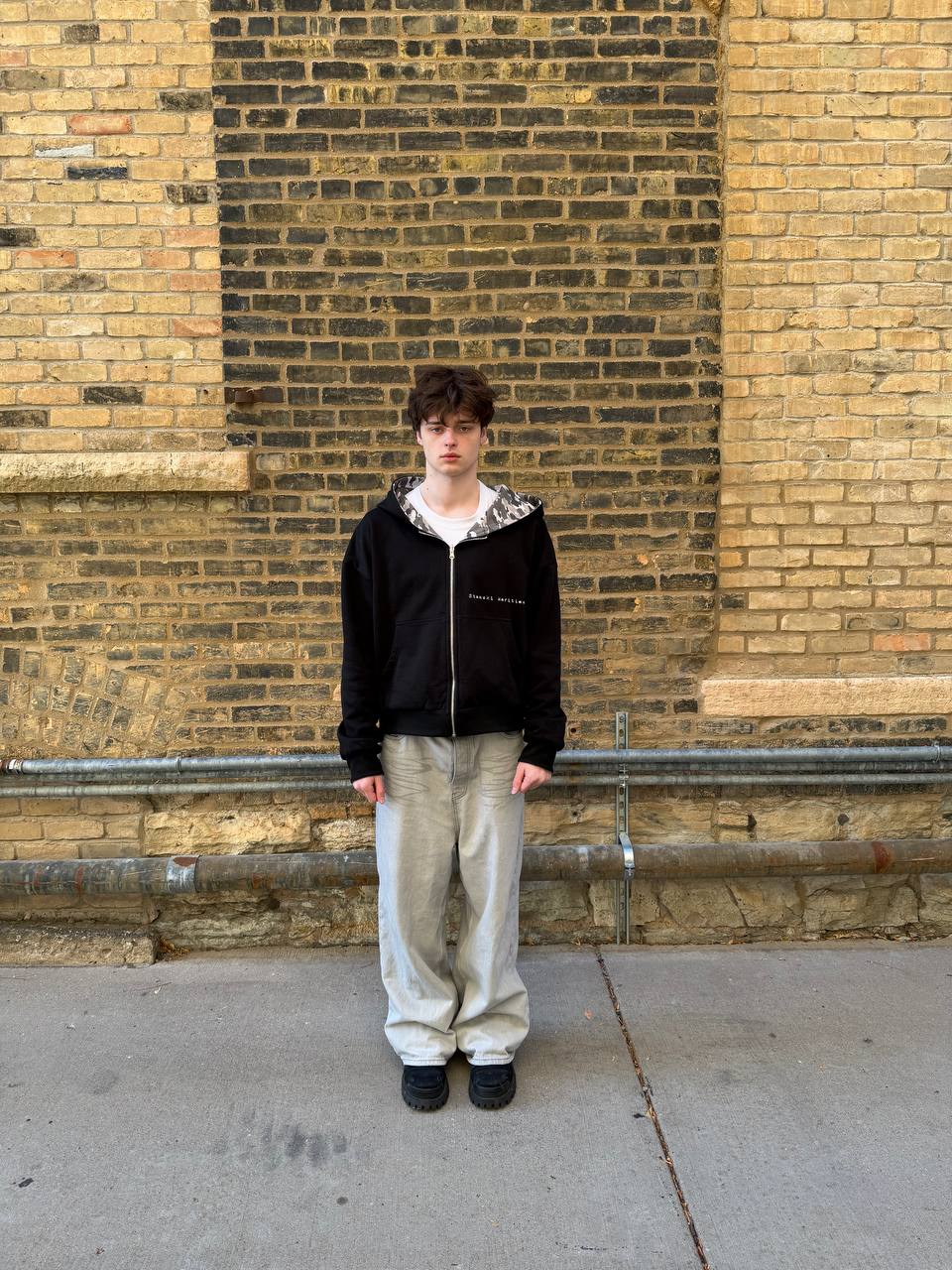 City camo zip-hoodie